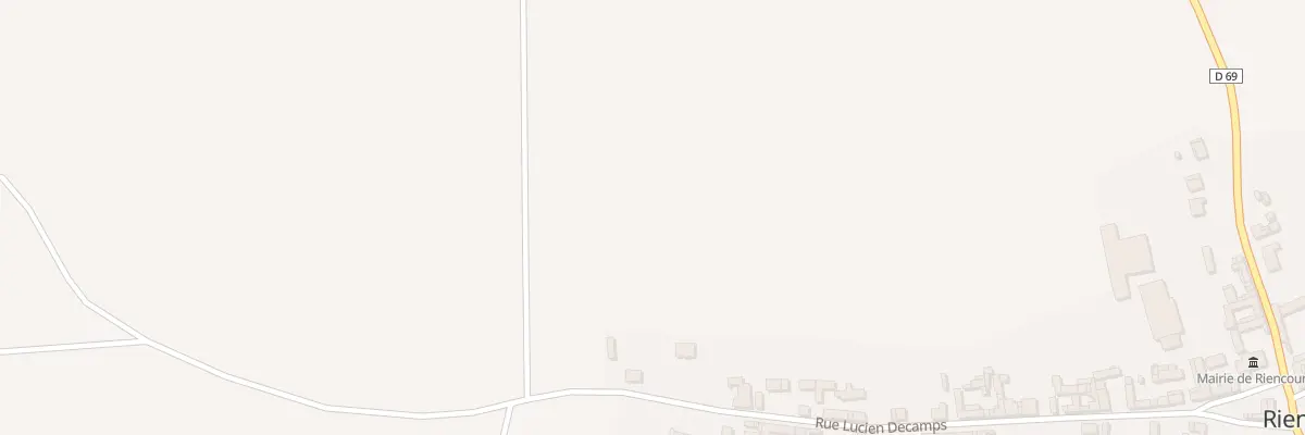 Plan du 40 Rue Lucien Décamps à Riencourt
