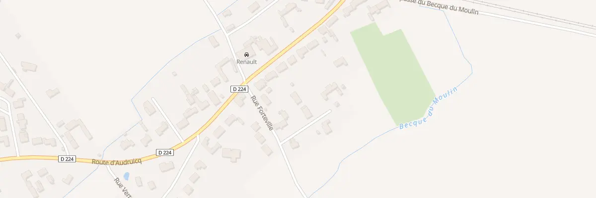 Plan du 5 Rue Forteville à Nortkerque