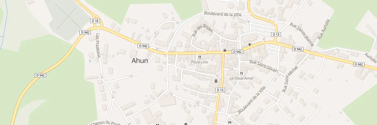 Plan du 41 Grande Rue à Ahun