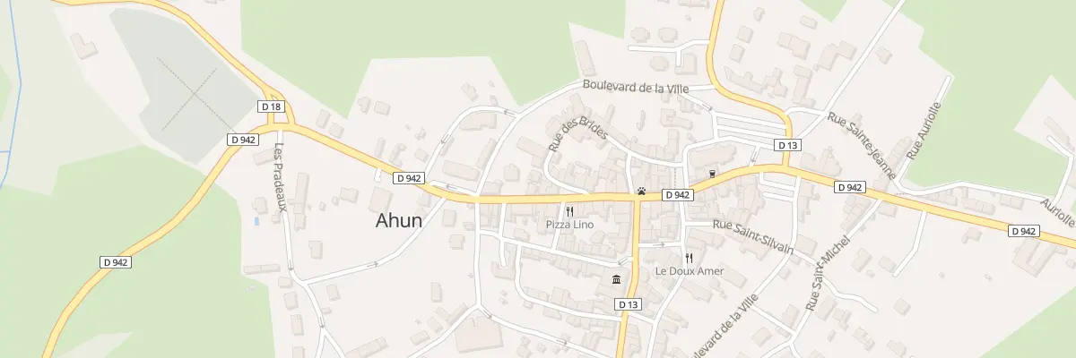 Plan du 5014 Rue des Brides à Ahun