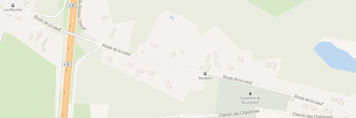 Plan du 22 Rte de la Loeuf à Vierzon