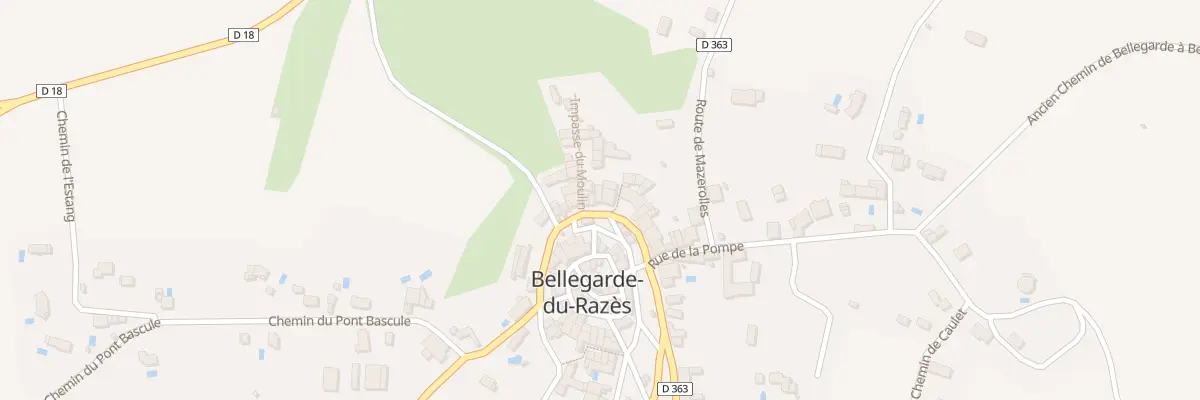 Plan du 13 Gr Circulade à Bellegarde-du-Razès