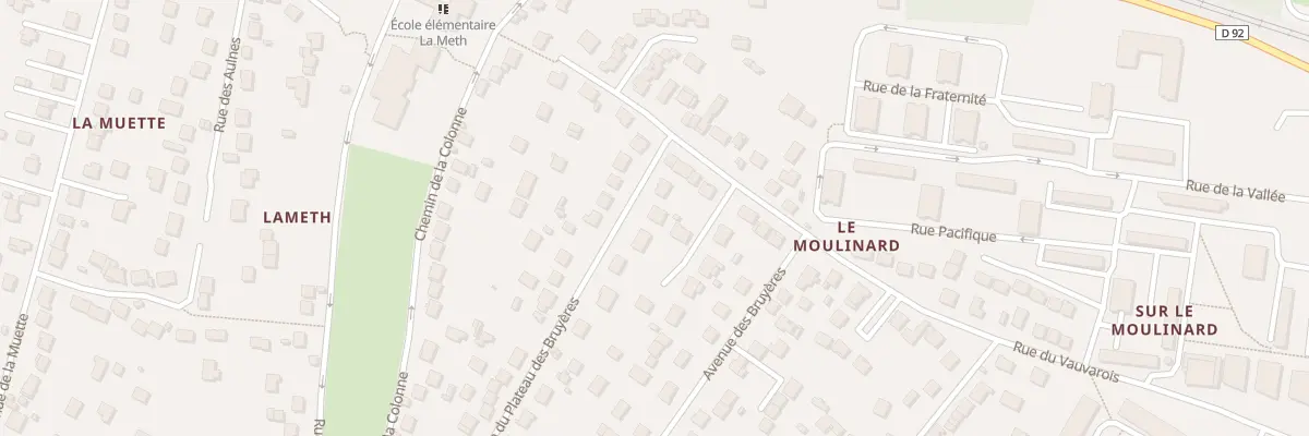 Plan du 3 Rue du Plateau des Bruyeres à Osny