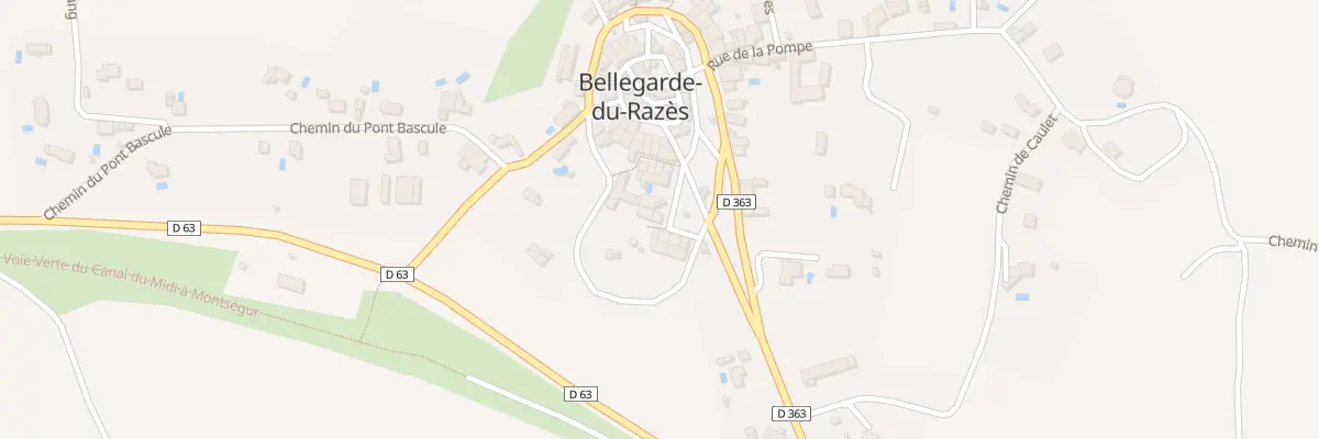 Plan du 4 Imp du Château d’Eau à Bellegarde-du-Razès