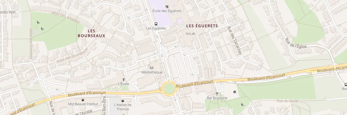 Plan du 3 All du Parc à Jouy-le-Moutier