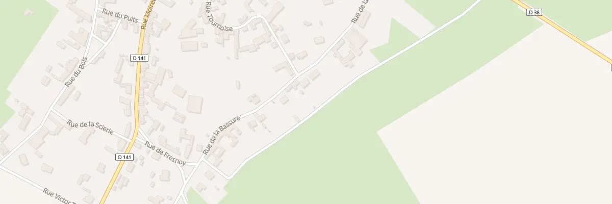 Plan du 21 Rue de la Bassure à Abbeville