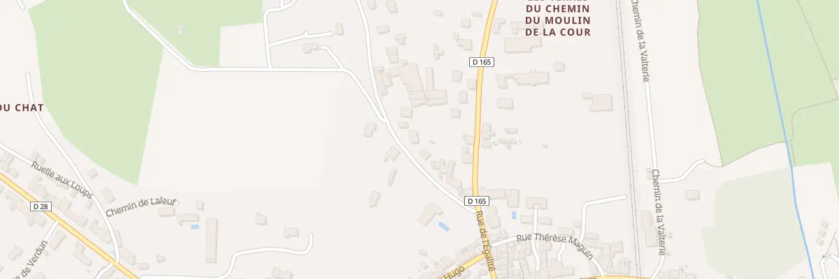 Plan du 10 Che des Conges à Reuilly