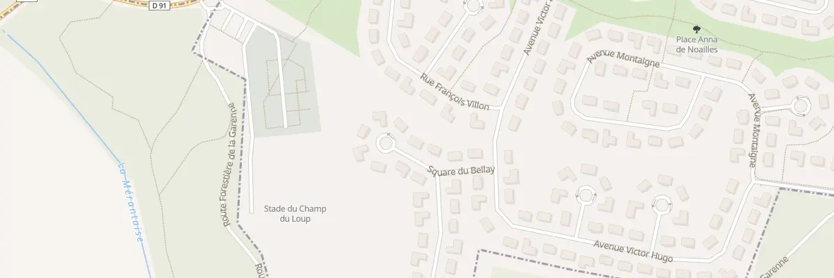 Plan du 8 Sq du Bellay à Voisins-le-Bretonneux