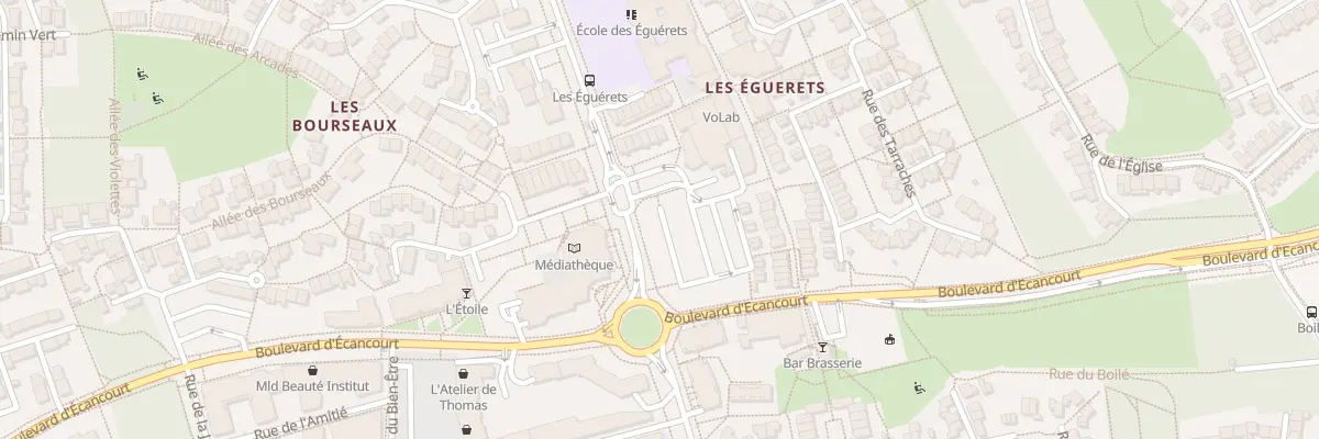 Plan du 4 All du Parc à Jouy-le-Moutier