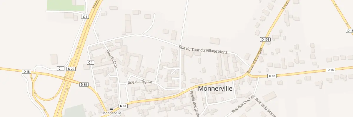 Plan du 7 Rue des Champs à Monnerville