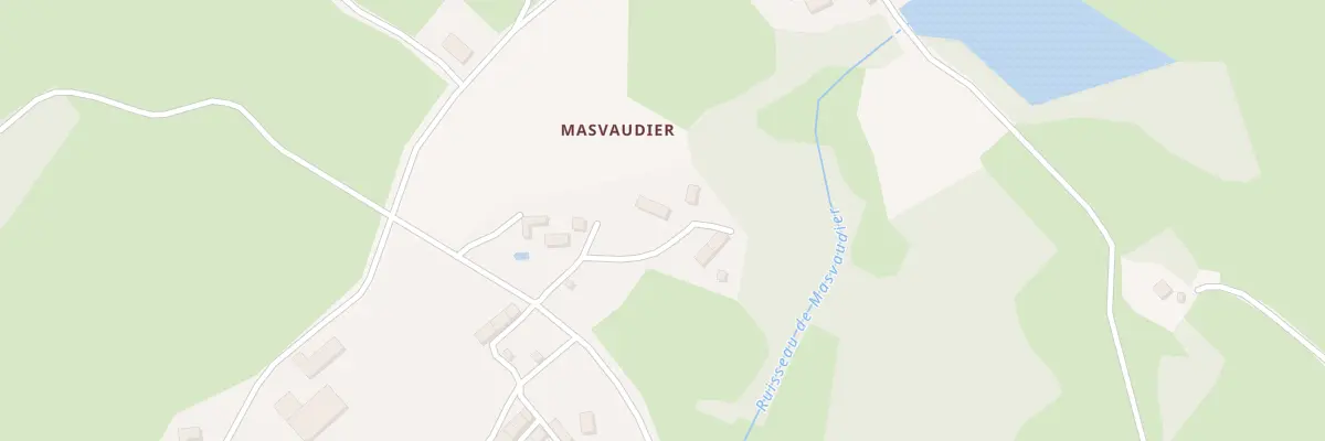 Plan du 6 Masvodier à Vallière