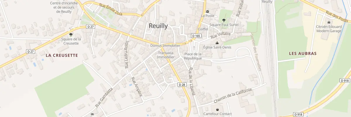 Plan du 3 Rue Alfred Lecomte à Reuilly