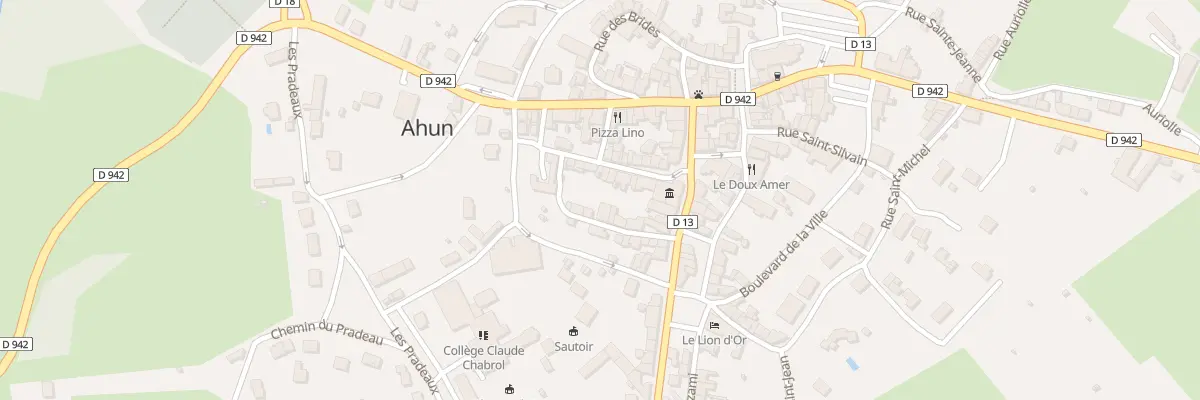 Plan du 9 Rue Fiacre à Ahun