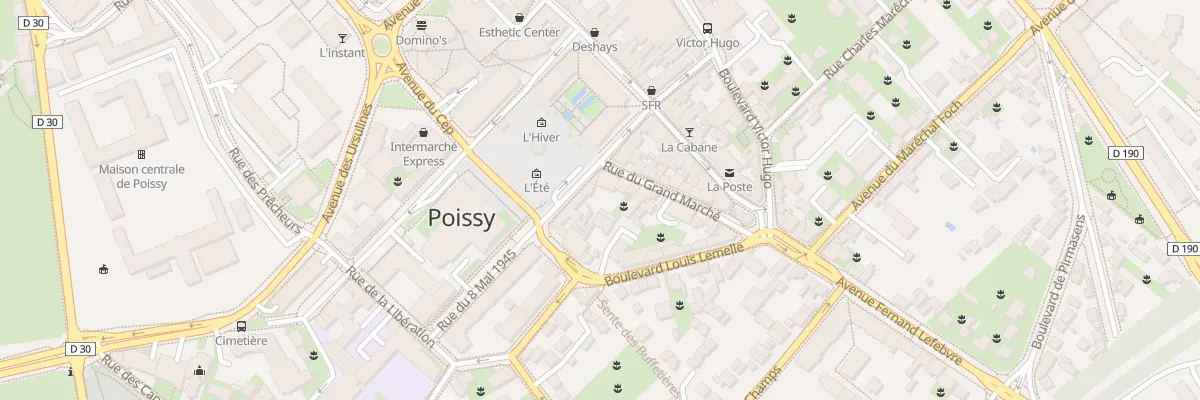 Plan du 2 Rue du Grand Marché à Poissy