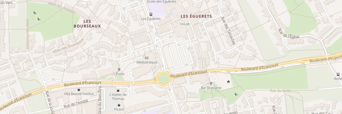 Plan du 6 All du Parc à Jouy-le-Moutier