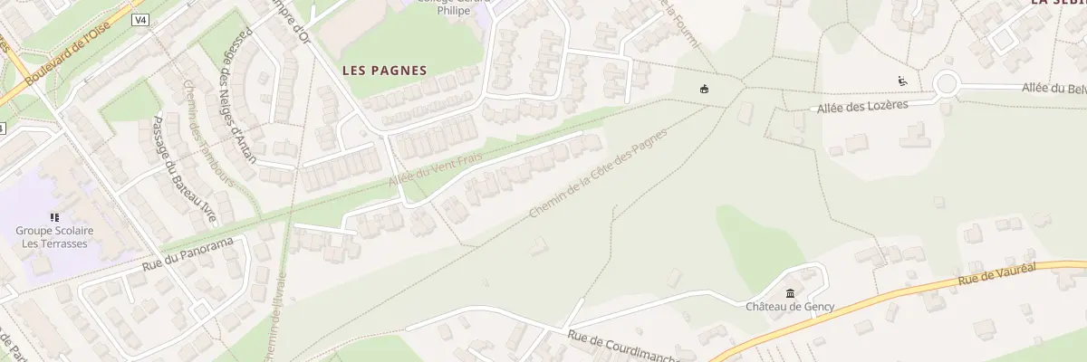 Plan du 5 Rue du Passeur d’Etoiles à Cergy