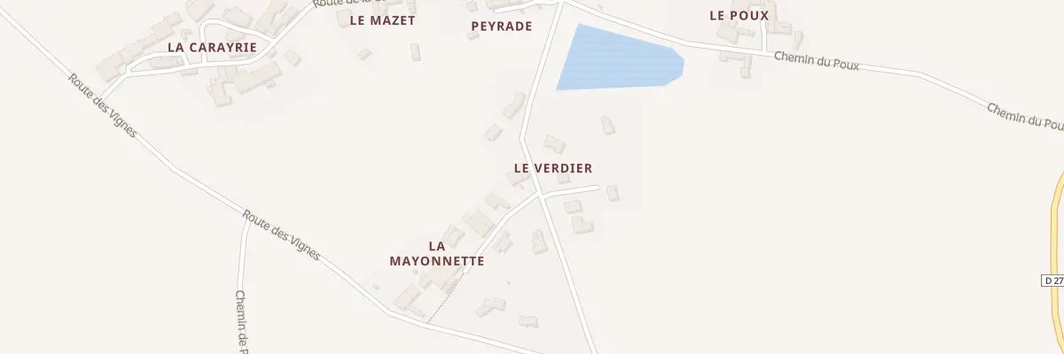 Plan du 5022A La Mayonnette à Virac