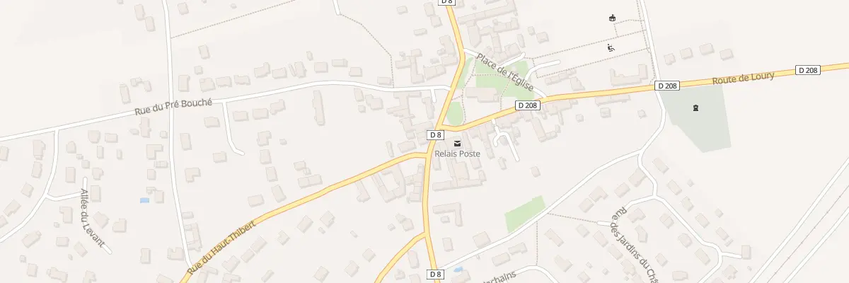 Plan du 2 Rue du Haut Thibert à Rebréchien