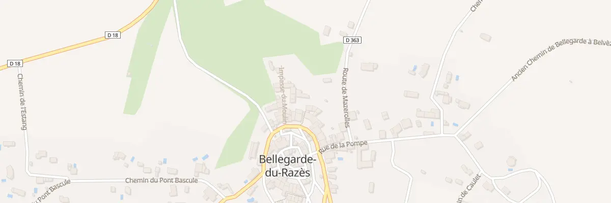 Plan du 4 Imp du Moulin à Bellegarde-du-Razès