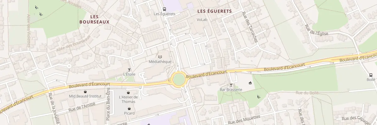 Plan du 8 All du Parc à Jouy-le-Moutier