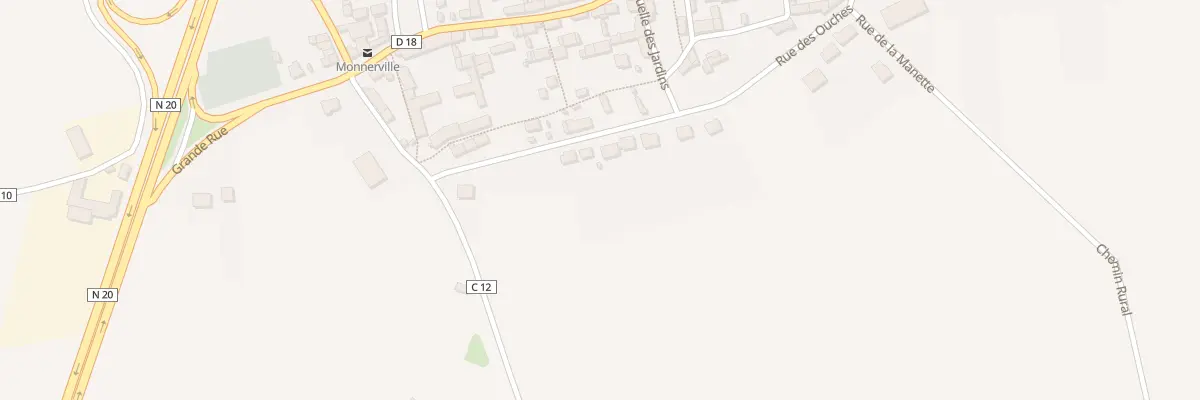 Plan du 10 Rue du Tour du Village Sud à Monnerville