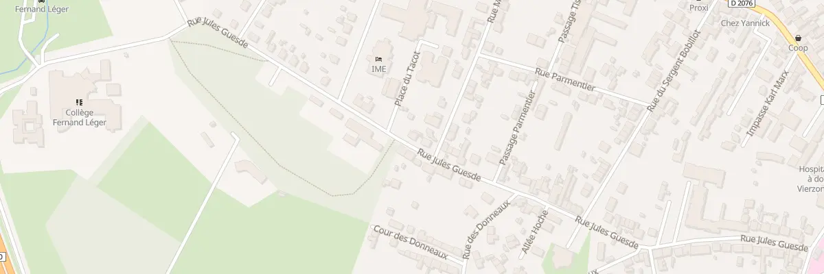 Plan du 53 Rue Jules Guesde à Vierzon
