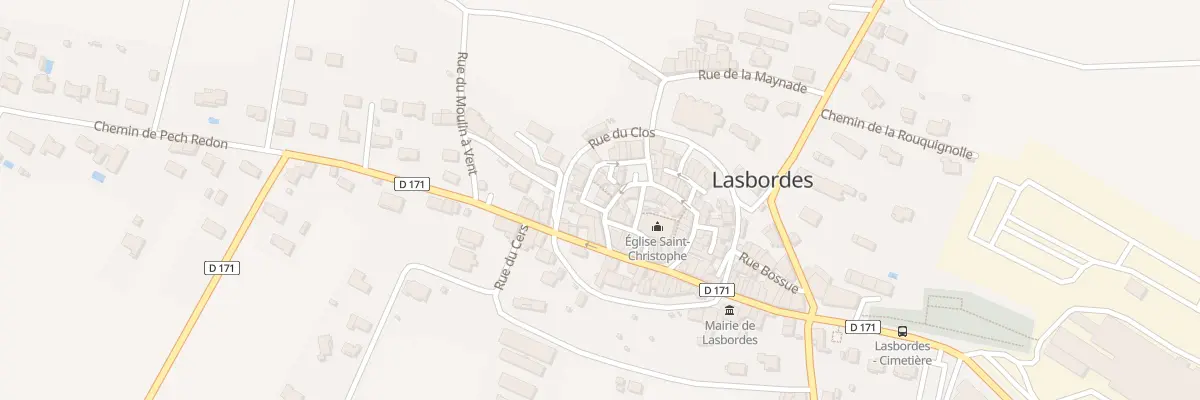 Plan du 34 Rue Circulaire à Lasbordes