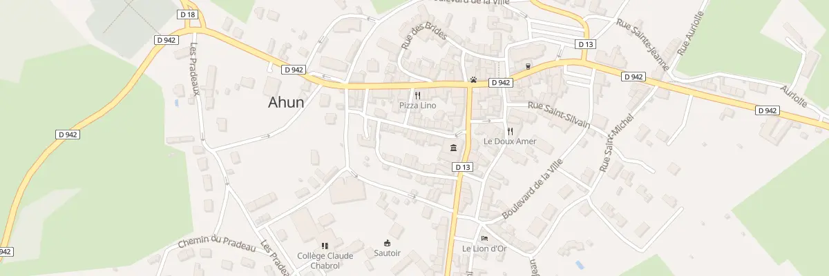 Plan du 7 Rue Fiacre à Ahun