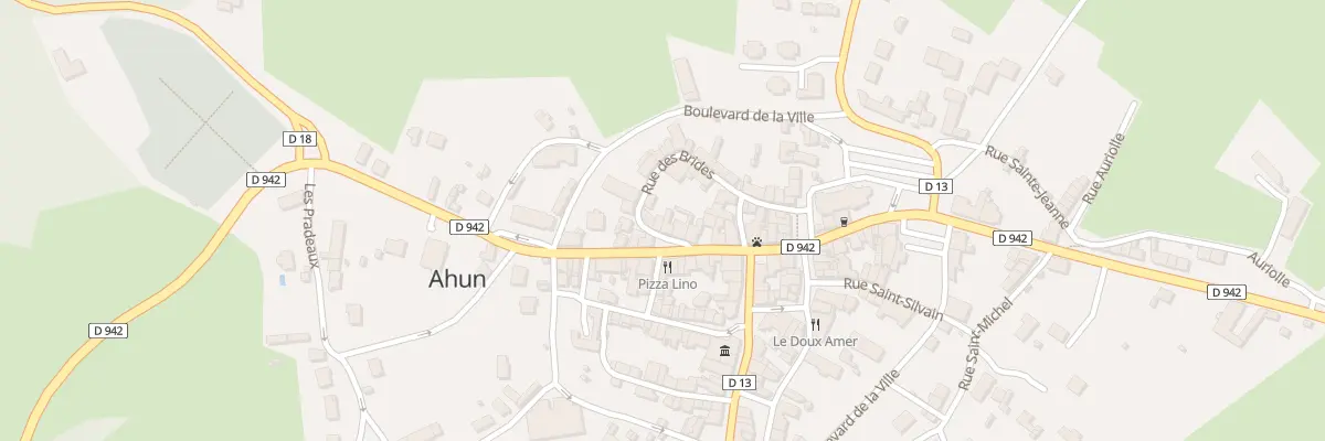 Plan du 21 Rue des Brides à Ahun