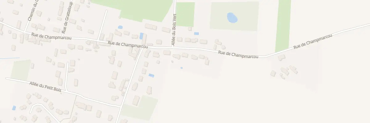 Plan du 790 Rue de Champmarcou à Sandillon