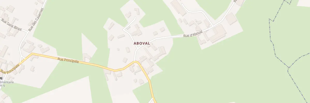 Plan du 2 Rue d’Aboval à Chériennes