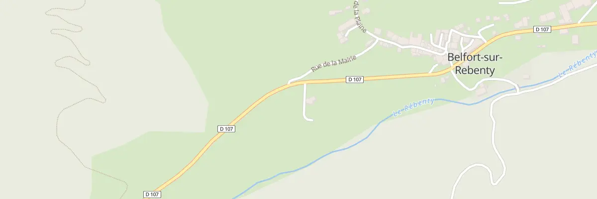 Plan du 36 Le Village à Belfort-sur-Rebenty