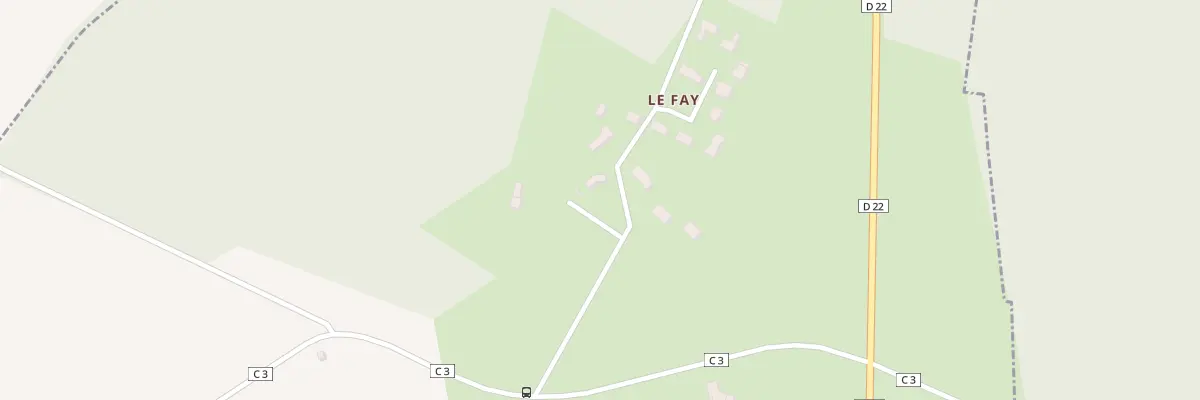 Plan du 72 Le Fay à Bréançon