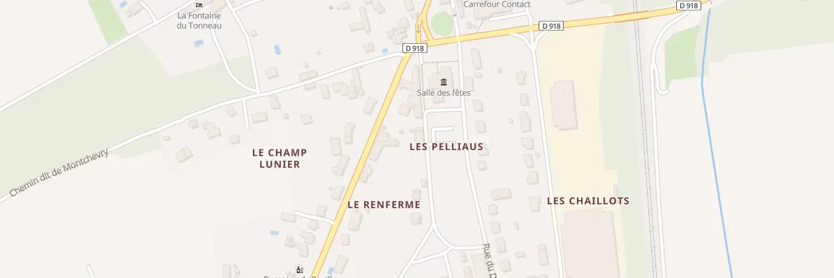 Plan du 2 Che des Macolines à Reuilly