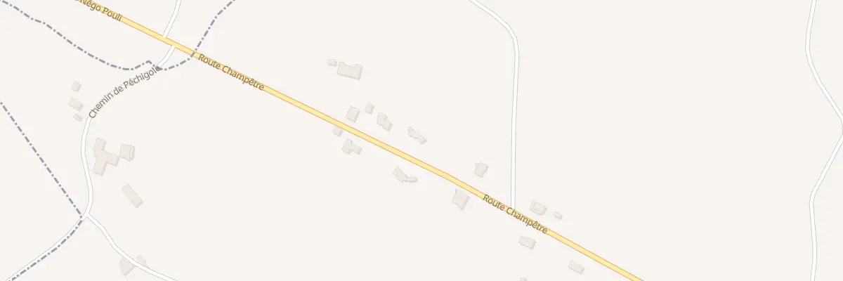 Plan du 86 Rte Champêtre à Fénols