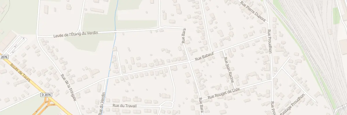 Plan du 30 Rue Babeuf à Vierzon