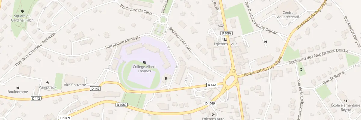 Plan du 6 Rue Françoise Melon à Égletons