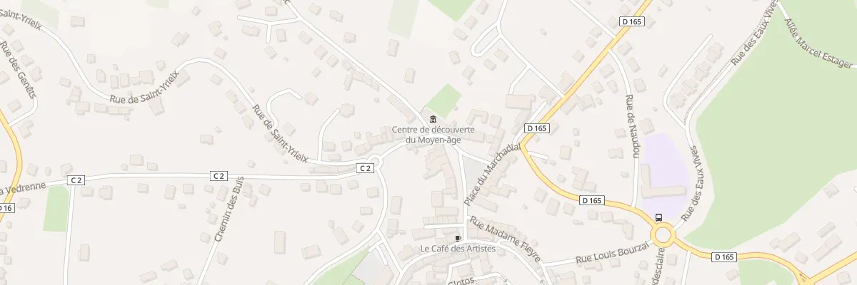 Plan du 1 Rue de Saint Yrieix à Égletons