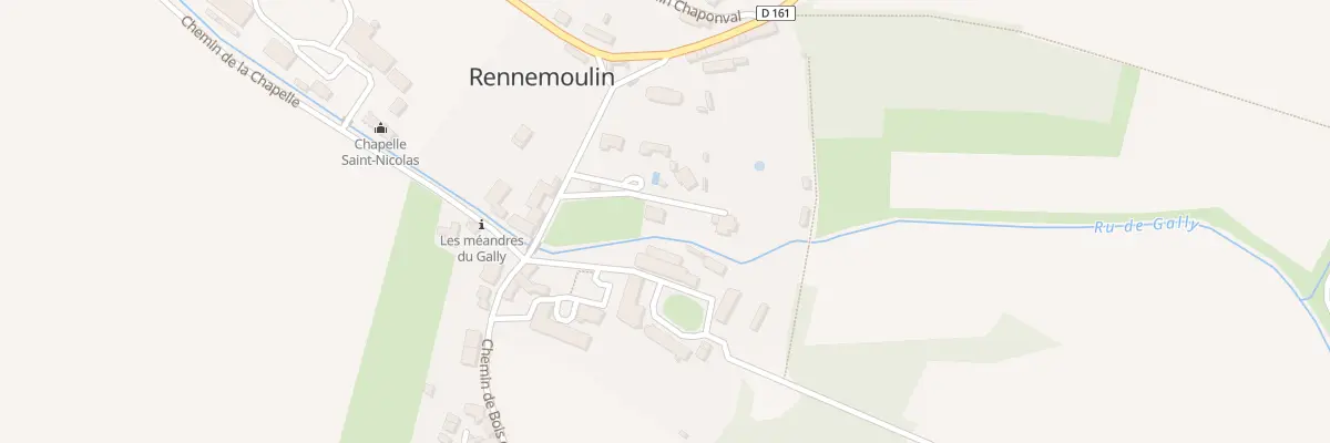 Plan du 2 Rue du Moulin à Rennemoulin