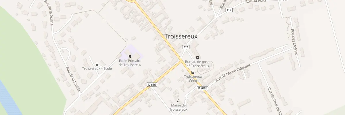 Plan du 1B Rue du 16 Août 1944 à Troissereux