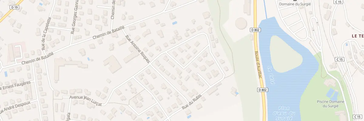 Plan du 24 Rue des Docteurs Sanieres à Figeac