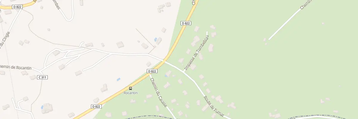 Plan du 1 Imp de Tombebiau à Figeac
