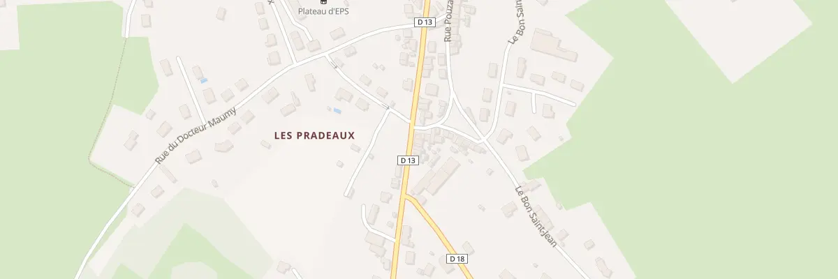 Plan du 51 Rte de Limoges à Ahun