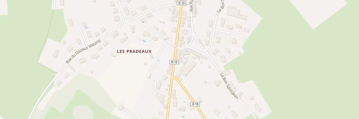 Plan du 59 Rte de Limoges à Ahun