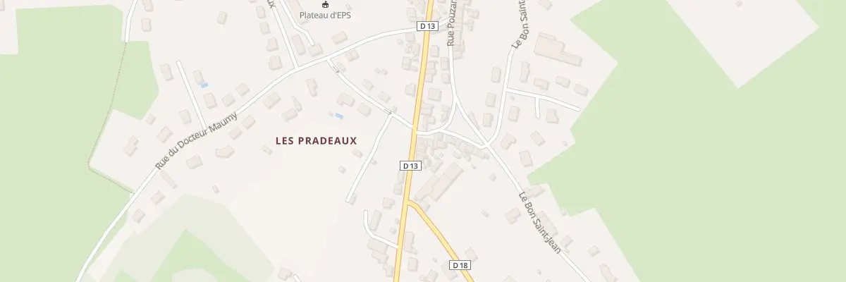 Plan du 35 Le Bon Saint Jean à Ahun