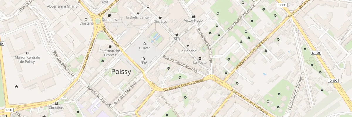 Plan du 7 Rue du Grand Marché à Poissy