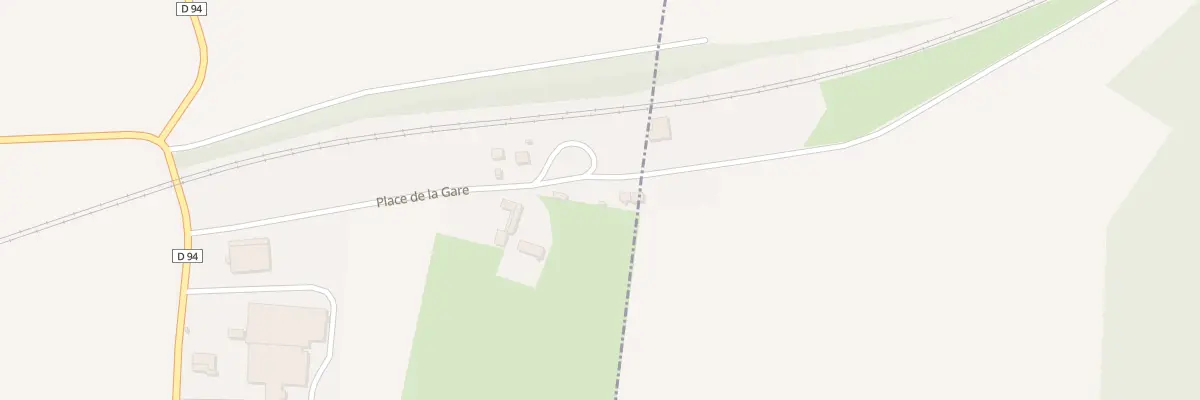 Plan du 2 Rue de la Gare à Frémontiers