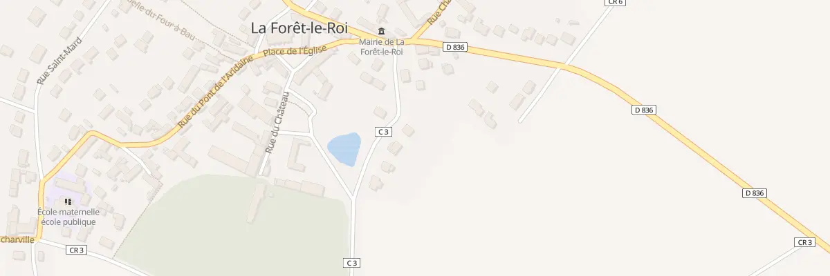 Plan du 1 Rue de la Mare à La Forêt-le-Roi