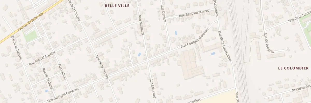 Plan du 30 Rue Georges Genevier à Salbris