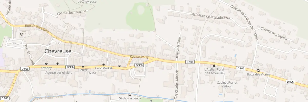 Plan du 22 Rue de Paris à Chevreuse